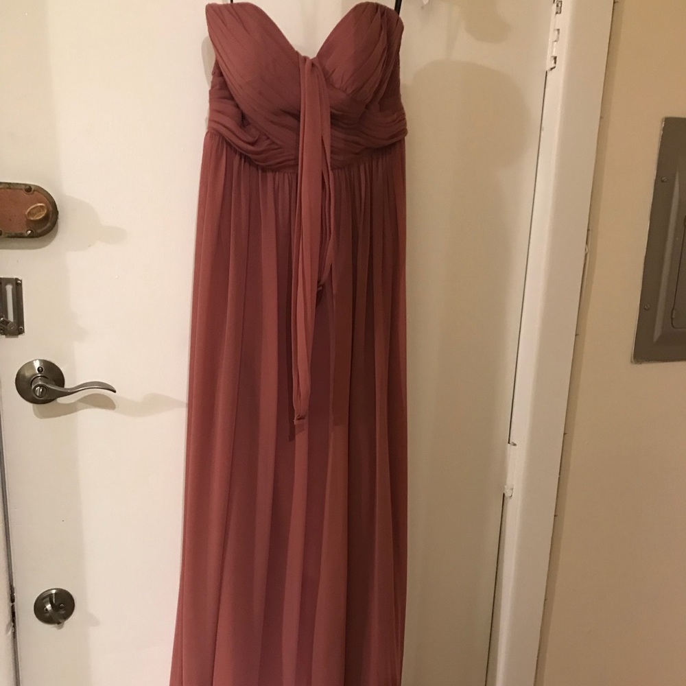 Jenny Yoo Leah Gown size 6-Chiffon.color-primrose.